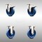 Service Caster 5 Inch 316SS Solid Polyurethane Swivel Top Plate Caster Lock Brake 2 Rigid, 2PK SCC-SS316TTL20S514-SPUS-2-R-2 - alternate 1